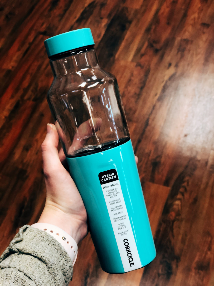 Corkcicle 20 oz Hybrid Canteen-Turquoise