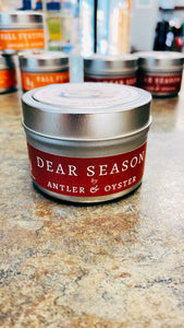 Antler & Oyster Tin Candles—Fall Scents