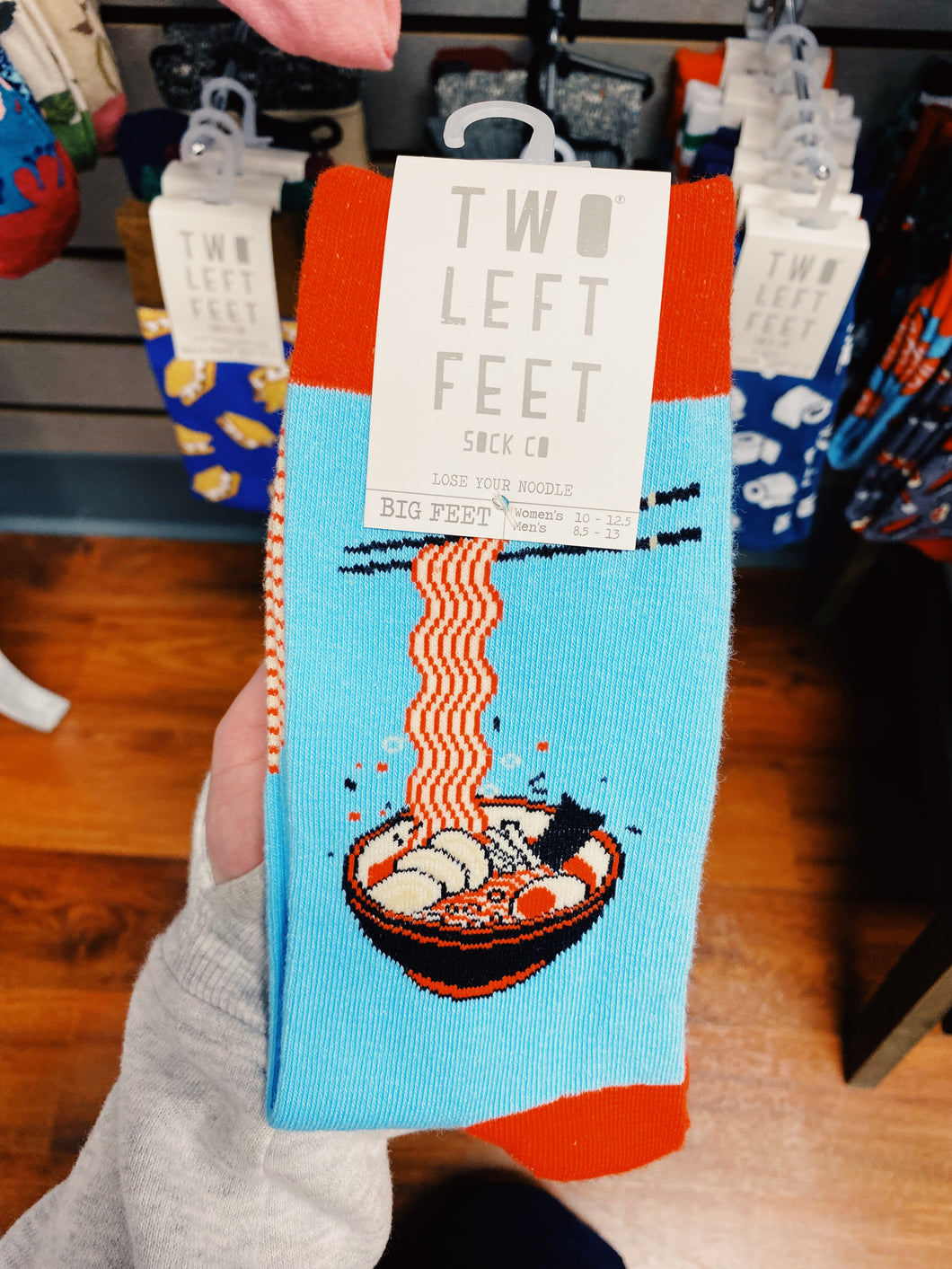 Two Left Feet— Lose Your Noodle Socks