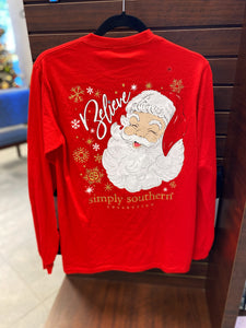 Simply Southern Believe Christmas Shirt