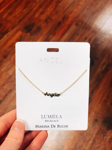 Name Necklaces—Letters A-K