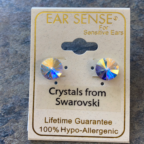 Iridescent Swarovski Stud Earrings