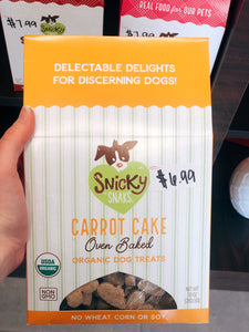 Snicky Snaks Carrot Cake Dog Treats