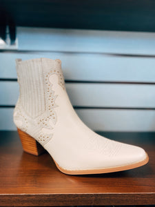Eliza Off White Booties