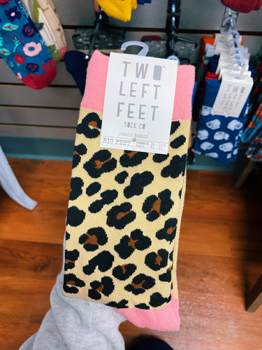 Two Left Feet— Jungle Barbie Socks