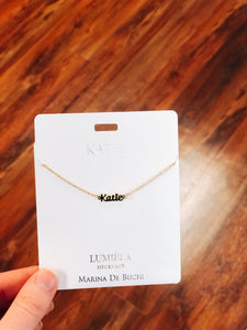 Name Necklaces—Letters A-K
