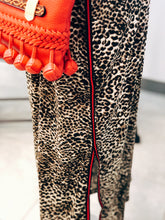 Load image into Gallery viewer, Side Slit Mid-Length Cheetah Skirt