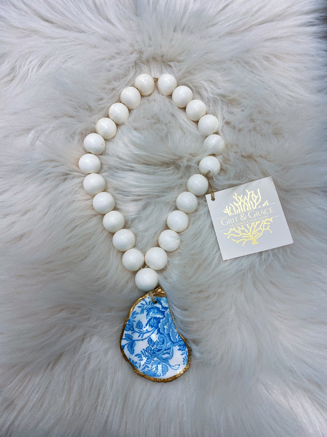 Grit & Grace Oyster Blessing Beads