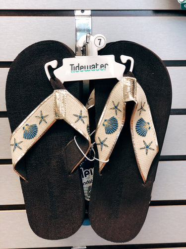 Tidewater Shell Sandals