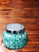 Load image into Gallery viewer, Mint Watercolor Volcano Candle