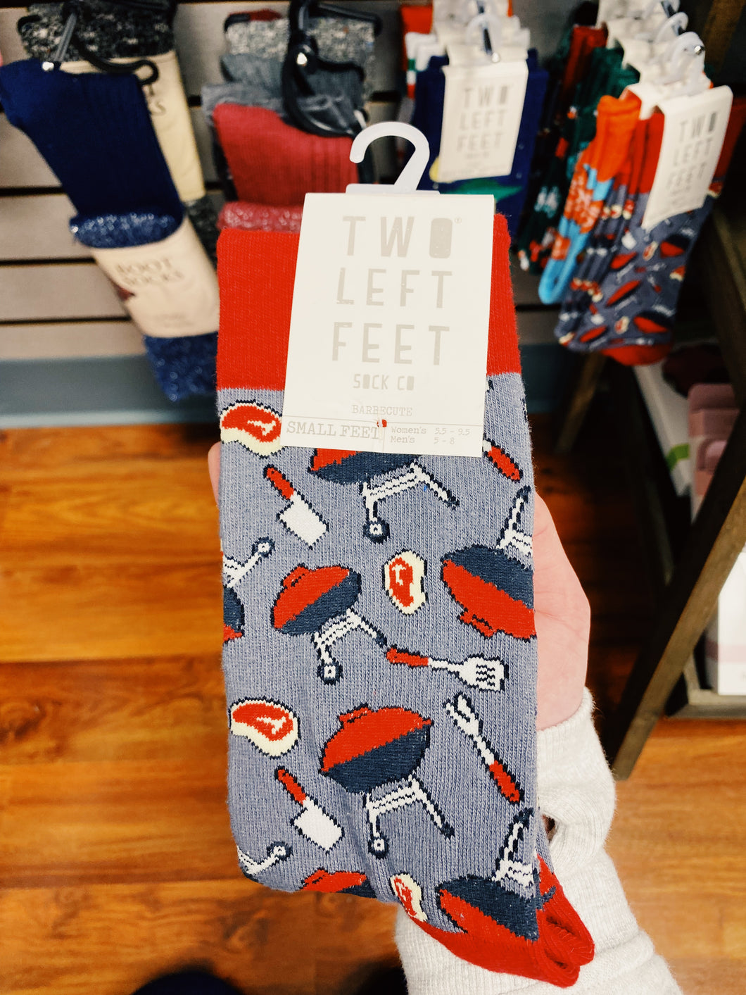 Two Left Feet— BBQ Socks