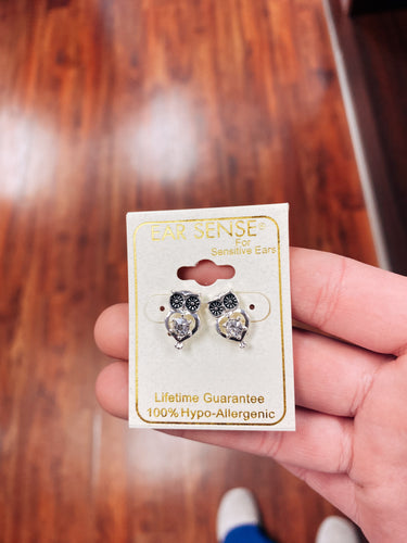 Ear Sense Earrings—Silver Owls