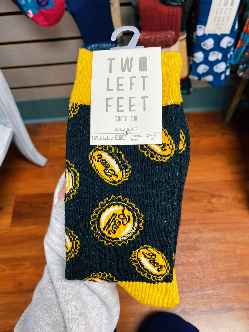 Two Left Feet— Beer Here Socks