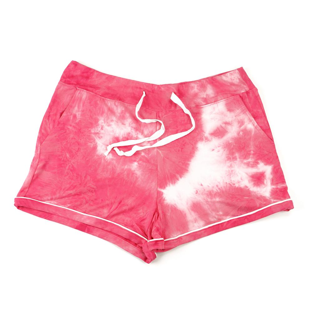 Hello Mello Dyes the Limit Lounge Shorts—Pink
