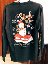 Load image into Gallery viewer, Sleigh All Day Long Sleeve Tee