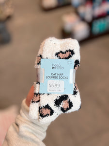 Hello Mello— Cat Nap Lounge Socks