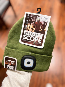 Night Scope Rechargeable LED Beanie