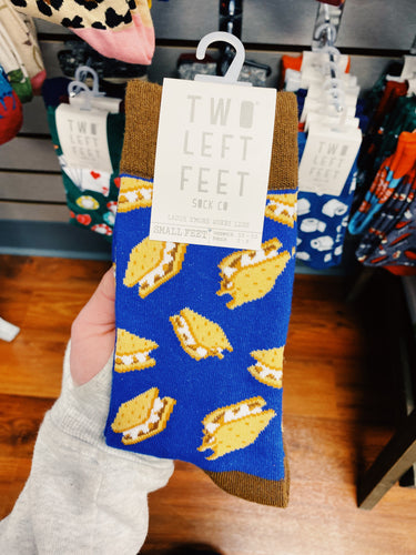 Two Left Feet— Laugh S’more Worry Less Socks