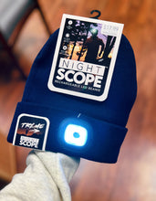 Load image into Gallery viewer, Night Scope Rechargeable LED Beanie