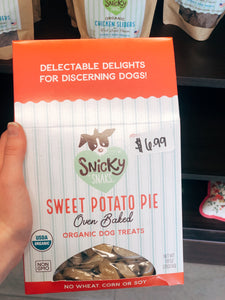 Snicky Snaks Sweet Potato Pie Dog Treats