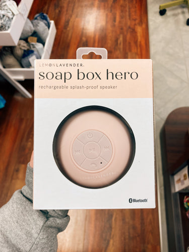 Soap Box Hero Rechargeable Splash Proof Speaker